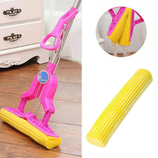 Magic Folding Sponge Mop – Super Absorbent, Easy Squeeze & Quick Dry