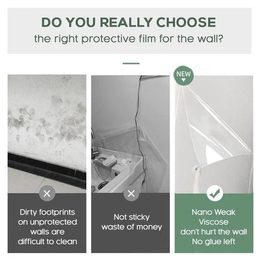 Self-Adhesive Transparent Wall Protection Film - Buy 1 Get 1 Free