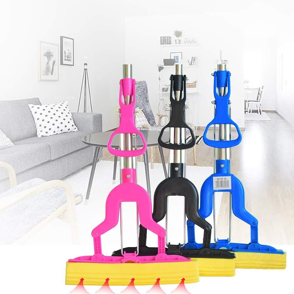 Magic Folding Sponge Mop – Super Absorbent, Easy Squeeze & Quick Dry