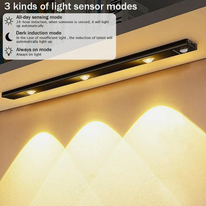 Aurelio™ Luxury LED Motion Sensor Cabinet Light – Sleek, Wireless & Rechargeable